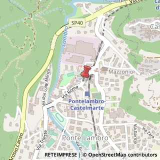 Mappa Via Roma, 70, 22037 Ponte Lambro CO, Italia, 22037 Ponte Lambro, Como (Lombardia)