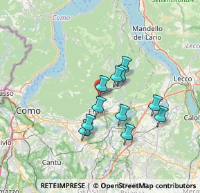 Mappa Ponte Lambro, 22037 Ponte Lambro CO, Italia (5.47727)