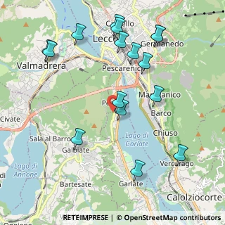 Mappa Via Belvedere, 23855 Pescate LC, Italia (2.2925)