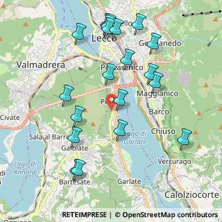 Mappa Via Belvedere, 23855 Pescate LC, Italia (2.2355)