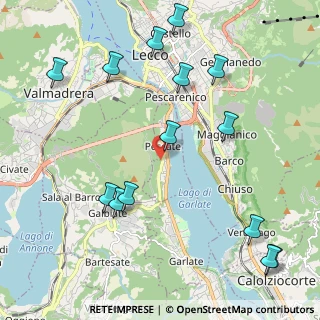 Mappa Via Belvedere, 23855 Pescate LC, Italia (2.54571)