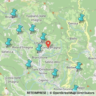 Mappa 24030 Corna Imagna BG, Italia (2.86818)