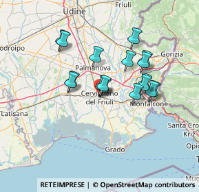 Mappa Cervignano Del Friuli, 33052 Cervignano del Friuli UD, Italia (11.25529)