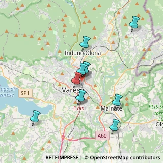 Mappa Via Emma Macchi Zonda, 21100 Varese VA, Italia (3.24364)
