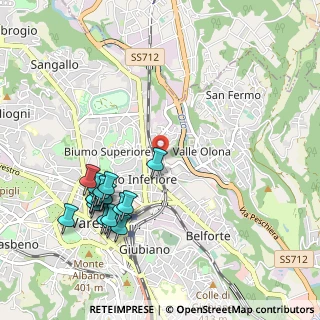 Mappa Via Emma Macchi Zonda, 21100 Varese VA, Italia (1.10765)