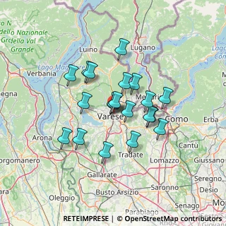 Mappa Via Emma Macchi Zonda, 21100 Varese VA, Italia (10.659)
