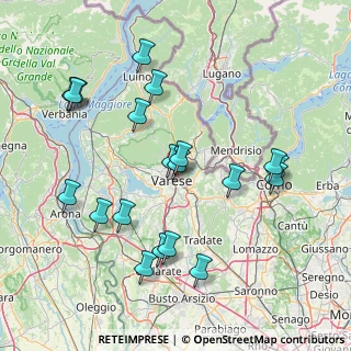 Mappa Via Emma Macchi Zonda, 21100 Varese VA, Italia (16.4455)