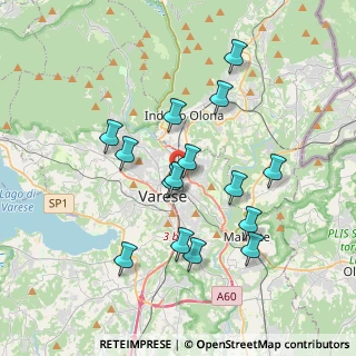 Mappa Via Filippo Turati, 21100 Varese VA, Italia (3.40533)