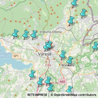Mappa Via Filippo Turati, 21100 Varese VA, Italia (5.50875)