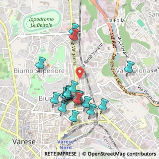 Mappa Via Filippo Turati, 21100 Varese VA, Italia (0.4545)
