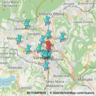 Mappa Via Filippo Turati, 21100 Varese VA, Italia (1.425)