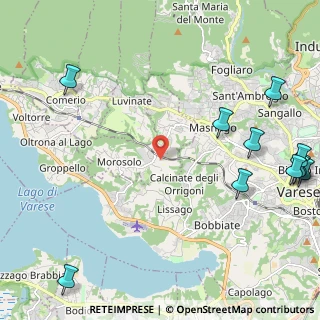 Mappa Via Antonio Fogazzaro, 21020 Casciago VA, Italia (3.2)