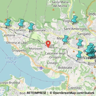 Mappa Via Antonio Fogazzaro, 21020 Casciago VA, Italia (3.24143)