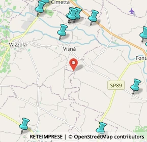 Mappa Via Campagna, 31028 Vazzola TV, Italia (3.30857)