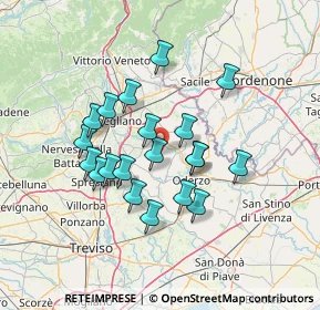 Mappa Via Campagna, 31028 Vazzola TV, Italia (11.667)