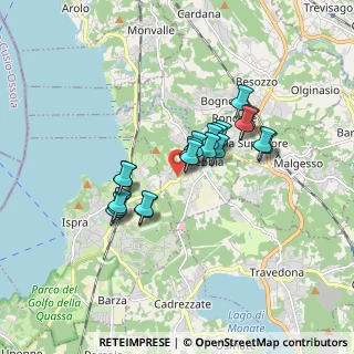 Mappa Via Roma, 21020 Brebbia VA, Italia (1.315)