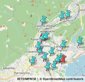 Mappa Via Fiume, 22037 Ponte Lambro CO, Italia (1.99824)