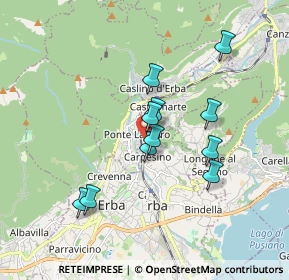Mappa Via Fiume, 22037 Ponte Lambro CO, Italia (1.50545)