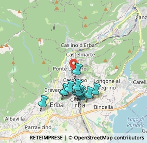 Mappa Via Fiume, 22037 Ponte Lambro CO, Italia (1.565)