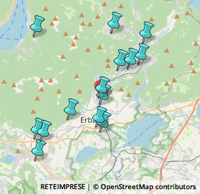 Mappa Via Fiume, 22037 Ponte Lambro CO, Italia (3.86143)