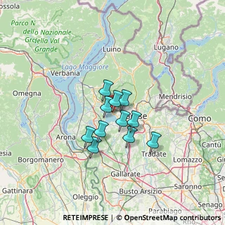 Mappa Via C. Rovera, 21026 Gavirate VA, Italia (8.50273)