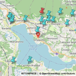 Mappa Via C. Rovera, 21026 Gavirate VA, Italia (3.018)