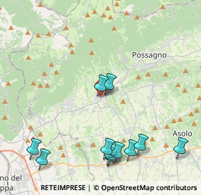 Mappa Via Molinetto, 31017 Crespano del Grappa TV, Italia (4.91)