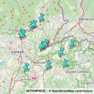 Mappa Via Madonna di Campagna, 21050 Cantello VA, Italia (3.85857)