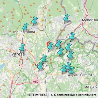 Mappa Via Madonna di Campagna, 21050 Cantello VA, Italia (3.906)