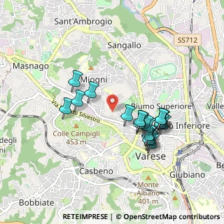 Mappa Via L. Brambilla, 21100 Varese VA, Italia (0.824)