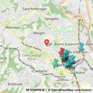 Mappa Via L. Brambilla, 21100 Varese VA, Italia (1.17059)