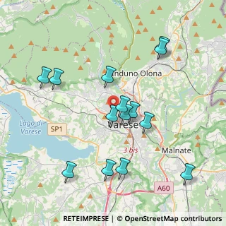 Mappa Via L. Brambilla, 21100 Varese VA, Italia (3.905)