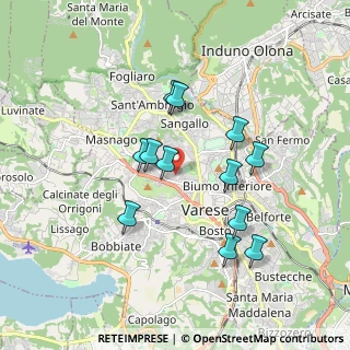 Mappa Via L. Brambilla, 21100 Varese VA, Italia (1.58667)