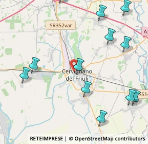 Mappa Via Demanio, 33052 Cervignano del Friuli UD, Italia (6.7075)