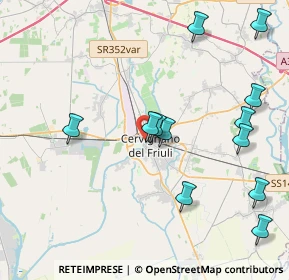 Mappa Via Demanio, 33052 Cervignano del Friuli UD, Italia (4.54833)