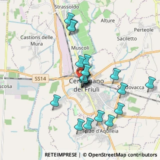 Mappa Via Demanio, 33052 Cervignano del Friuli UD, Italia (1.763)