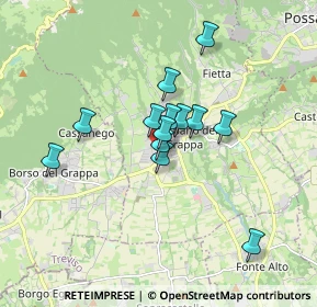 Mappa Via Antonio Canova, 31017 Pieve del Grappa TV, Italia (1.26308)