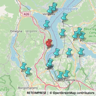 Mappa Via Opifici, 28040 Lesa NO, Italia (9.4375)