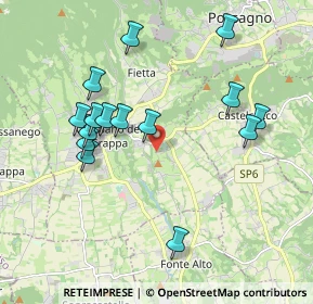 Mappa Via Colli, 31017 Paderno del Grappa TV, Italia (1.92467)