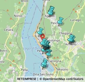 Mappa Via Pianzera, 28028 Pettenasco NO, Italia (1.5805)