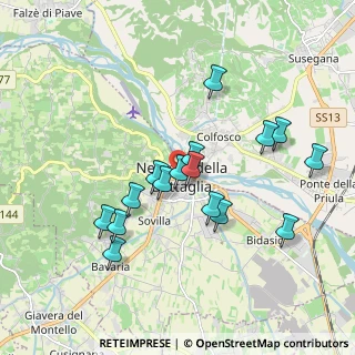 Mappa Via Bombardieri del Re, 31040 Nervesa della Battaglia TV, Italia (1.68563)