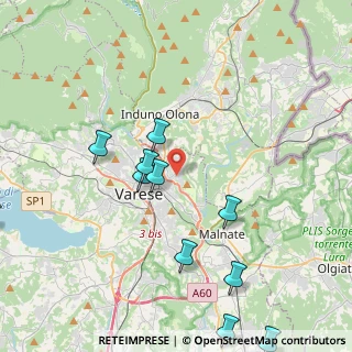 Mappa Via Belmonte, 21100 Varese VA, Italia (4.89091)