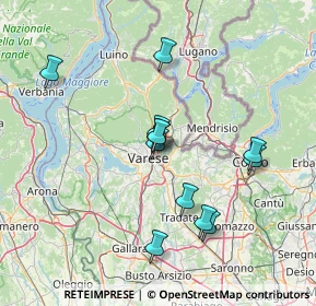 Mappa Via Belmonte, 21100 Varese VA, Italia (13.01)