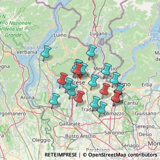 Mappa Via Belmonte, 21100 Varese VA, Italia (11.0725)