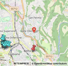 Mappa Via Belmonte, 21100 Varese VA, Italia (1.866)
