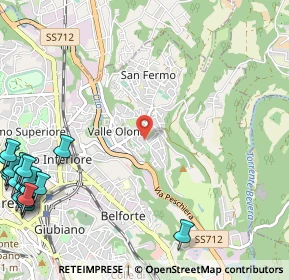 Mappa Via Belmonte, 21100 Varese VA, Italia (1.824)