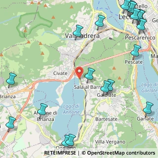 Mappa Via Provinciale, 23851 Galbiate LC, Italia (3.461)
