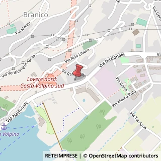 Mappa Via Nazionale, 47/H, 24062 Costa Volpino, Bergamo (Lombardia)