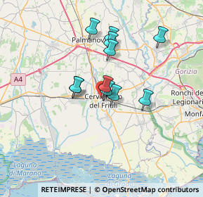 Mappa Via Martiri per la Libertà, 33052 Cervignano del Friuli UD, Italia (5.26818)