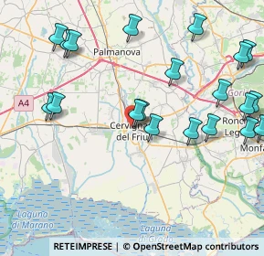 Mappa Via Martiri per la Libertà, 33052 Cervignano del Friuli UD, Italia (9.751)